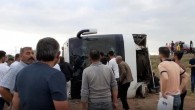 Kayseri’de yolcu otobüsü devrildi: Çok sayıda yaralı var