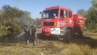 Aydın Büyükşehir Belediyesi İtfaiyesi’nden Umurlu’daki yangına müdahale