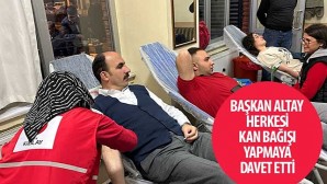 Konya Büyükşehir Belediye Başkanı Uğur İbrahim Altay Herkesi Kan Bağışı Yapmaya Davet Etti