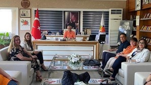 Antalya’nın kadın muhtarlarından Başkan Topaloğlu’na ziyaret