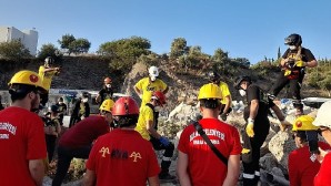 Milas belediyesi arama kurtarma ekibi eğitimlerine devam ediyor 