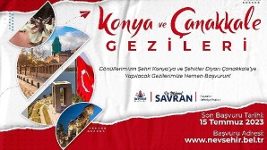 Nevşehir Belediyesi’nden gençler ve kadınlar için Konya ve Çanakkale gezisi