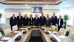 Ulaştırma ve Altyapı Bakanı Abdulkadir Uraloğlu’na “Hayırlı Olsun” ziyareti