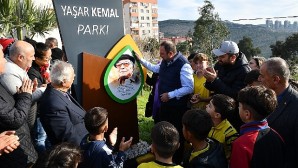 Yaşar Kemal Parkı Çiğli’de Törenle Açıldı