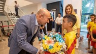 Mardinli çocuklar Başkan Soyer’i ziyaret etti