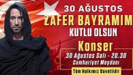 Antalya Büyükşehir Belediyesi 30 Ağustos’ta Tan Taşçı konseri düzenliyor