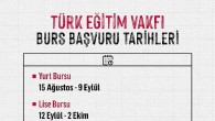 Türk Eğitim Vakfı Burs Başvuruları Başlıyor