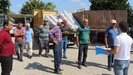 Antalya Büyükşehir’den Serikli çiftçilere sera naylonu desteği