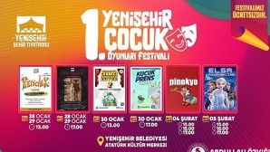 “1.Yenişehir Çocuk Oyunları Festivali” 28 Ocak’ta başlıyor