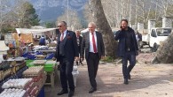 Başkan Topaloğlu pazar esnafını ziyaret etti