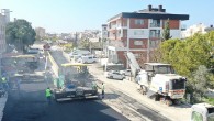 Aydın Büyükşehir Belediyesi Kuşadası’nda Yol Yapım Çalışmalarına Devam Ediyor