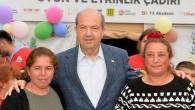 KKTC Cumhurbaşkanı Ersin Tatar’dan Büyükşehir’in çadır kentine ziyaret