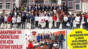 Konya Büyükşehir’den “30 Mart Uluslararası Sıfır Atık Günü” Etkinlikleri