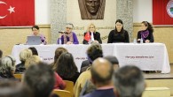Menderes Belediyesi 8 Mart dünya emekçi kadınlar günü söyleşisi düzenledi