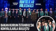 Bakan Kurum İstanbul’da Konyalılarla Buluştu