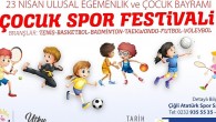 Çiğli “23 Nisan Çocuk Spor Festivaline” Hazır