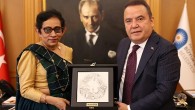 Sri Lanka Büyükelçisi’nden Başkan Böcek’e ziyaret