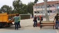 Antalya Büyükşehirden okul ve camilere bank ve piknik masası