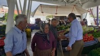 Başkan Topaloğlu Kuzdere pazarında