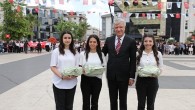 Narlıdere’de 19 Mayıs Atatürk’ü Anma Gençlik ve Spor Bayramı kutlamaları resmi törenlerle başladı