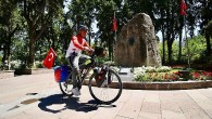 Cumhuriyet’in 100. yılı anısına Sivas’tan Karşıyaka’ya pedalladı