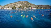 Kaş’ın Yunanistan’a en yakın kara parçası Megisti/Meis Adası’ndan başlayan yarış Kaş’ta sona erdi