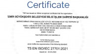 İzmir Büyükşehir Belediyesi ISO 27701 standardına sahip ilk “Büyükşehir” oldu