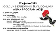 Kadıköy Belediyesi, Gölcük Depremi’nin 24. Yıl Dönümünde Anma Programı Düzenliyor