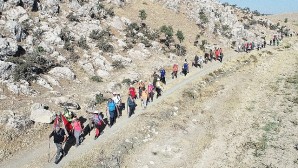 Karaman Belediyesi Pers Yolu yürüyüşçülerini ağırladı