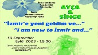“İzmir’e Yeni Geldim ve…” Söyleşileri 19 Eylül’de Başlıyor