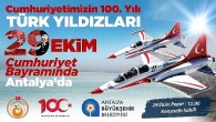 Antalya Cumhuriyetin 100. Yılını Türk Yıldızları ile kutlayacak