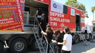 Öğrencilere Deprem Simülasyon Tırında Eğitim