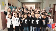 Başkan Savran 19 mayıs ilkokulu öğrencileri tarafından hazırlanan sergiyi gezdi