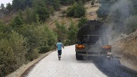 Finike’de 35 kilometrelik sathi kaplama asfalt