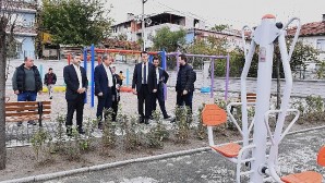 Harmancık ilçesi’nin ilk parkı Osmangazi Belediyesi’nden