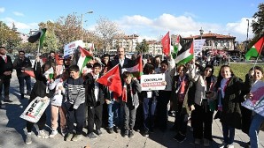 Konya Büyükşehir Belediyesi “Kudüs’ün Çocukları” için basın açıklaması düzenledi