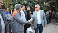 Başkan Topaloğlu belediye personelinin yeni yılını kutladı
