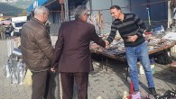 Başkan Topaloğlu, Tekirova pazar yerinde esnafı ziyaret etti