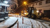 İnegöl Belediyesi Kar Yağışıyla Beraber Harekete Geçti